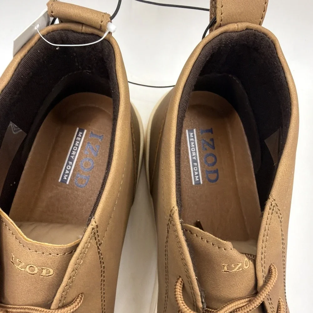 IZOD Palmer Men's Size 12-Lace-Up-Brown Chukka Boots-1815298 New